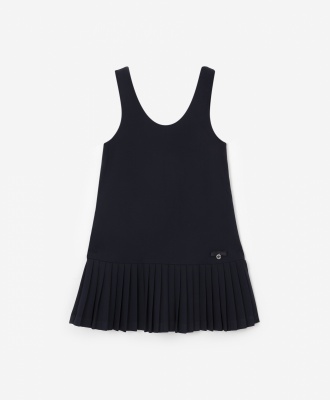 Сарафан с карманами синий Gulliver, школьная форма для девочек  фото, kupilegko.ru